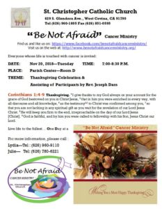 Rev. Joseph Dass Anointing of Participants & Thanksgiving Celebration &